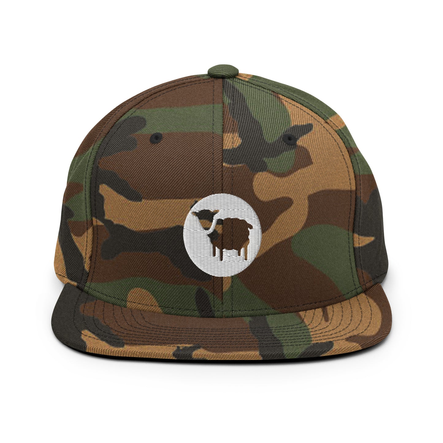 Camo Snapback Sheep Hat