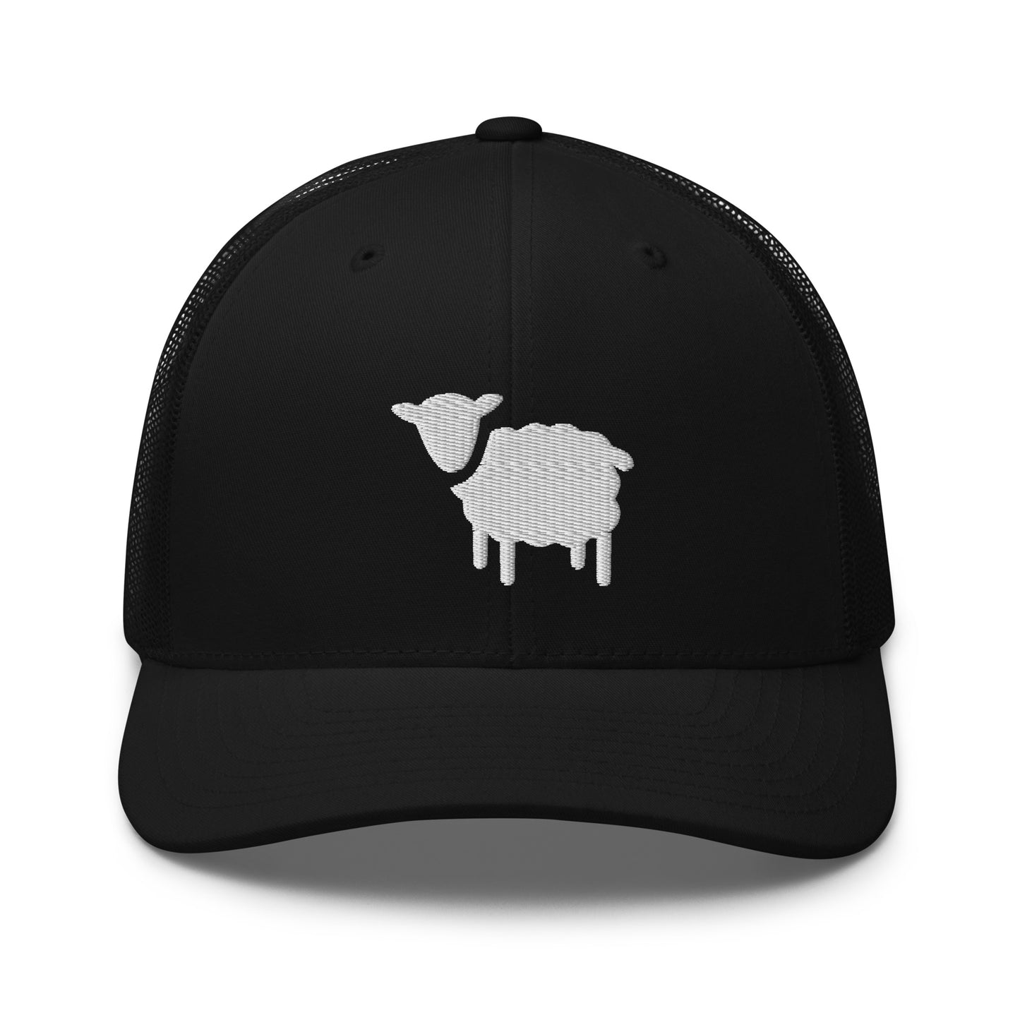 Sheep Trucker Hat - Black