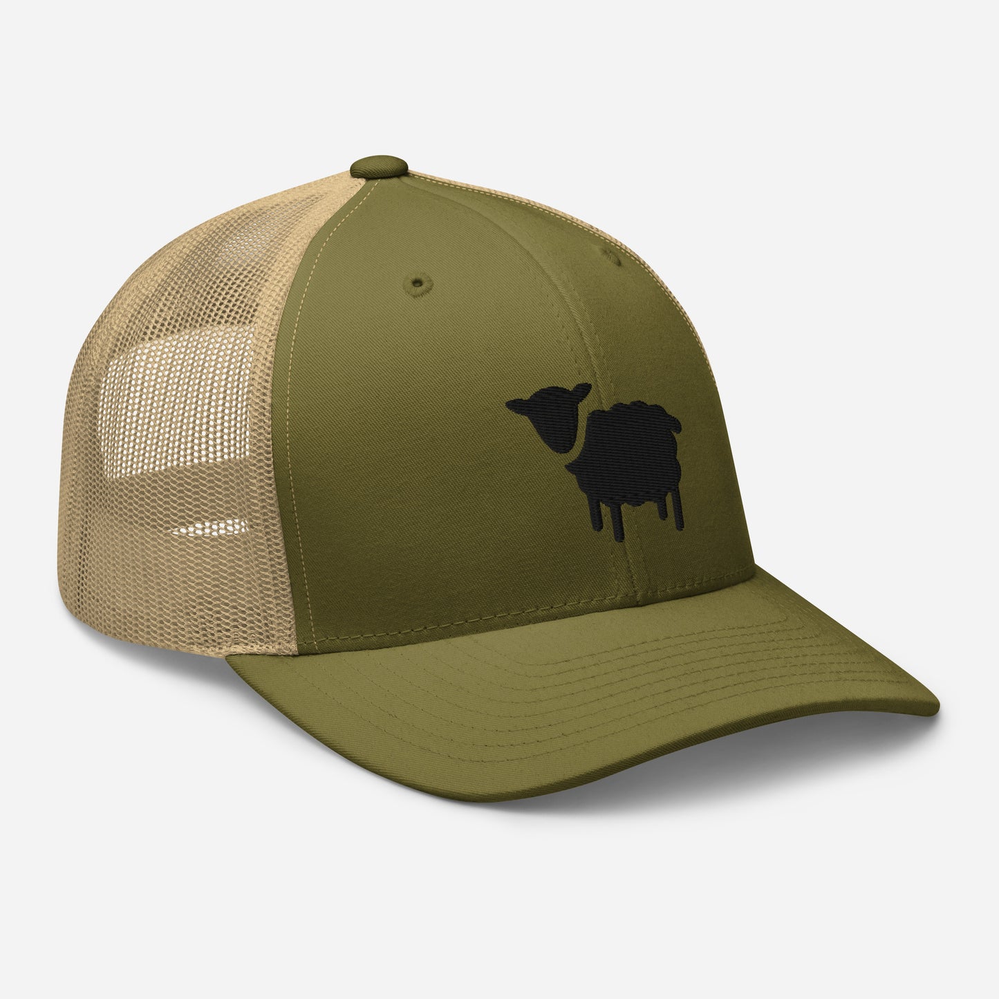 Sheep Trucker Hat - Moss/Khaki