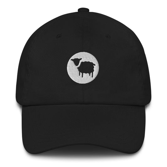 Sheep Dad Hat - Black