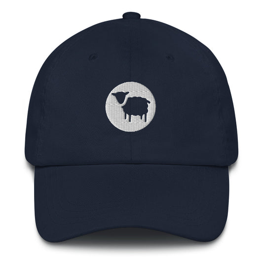 Sheep Dad Hat - Navy