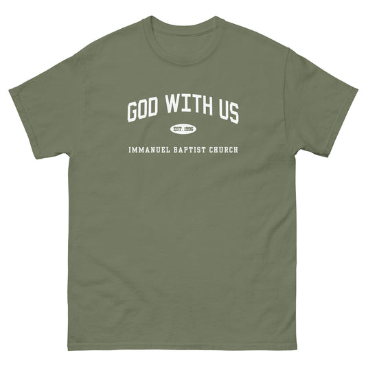 God With Us Tee - Military Green