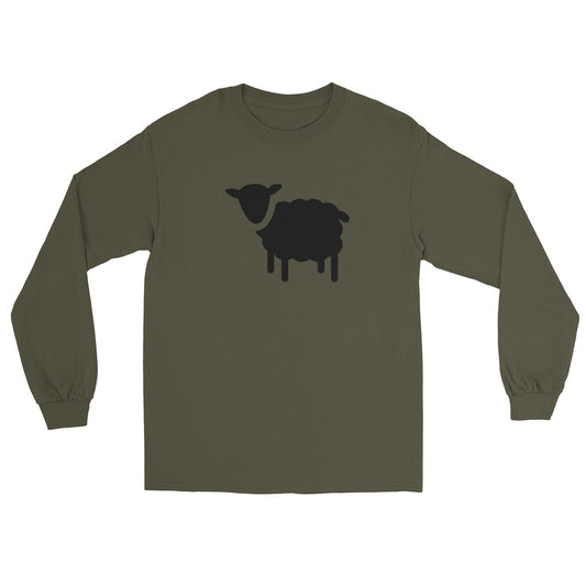 Sheep Long Sleeve Tee - Military Green