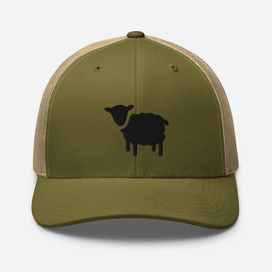 Sheep Trucker Hat - Moss/Khaki