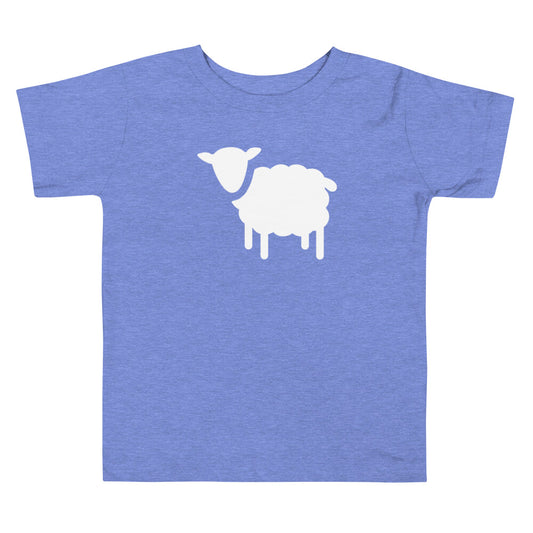 Sheep Toddler Tee - Columbia Blue