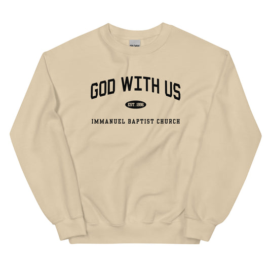 God With Us Sweatshirt - Sand