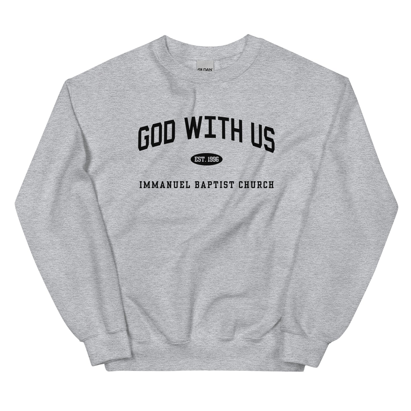 God With Us Sweatshirt - Sport Grey